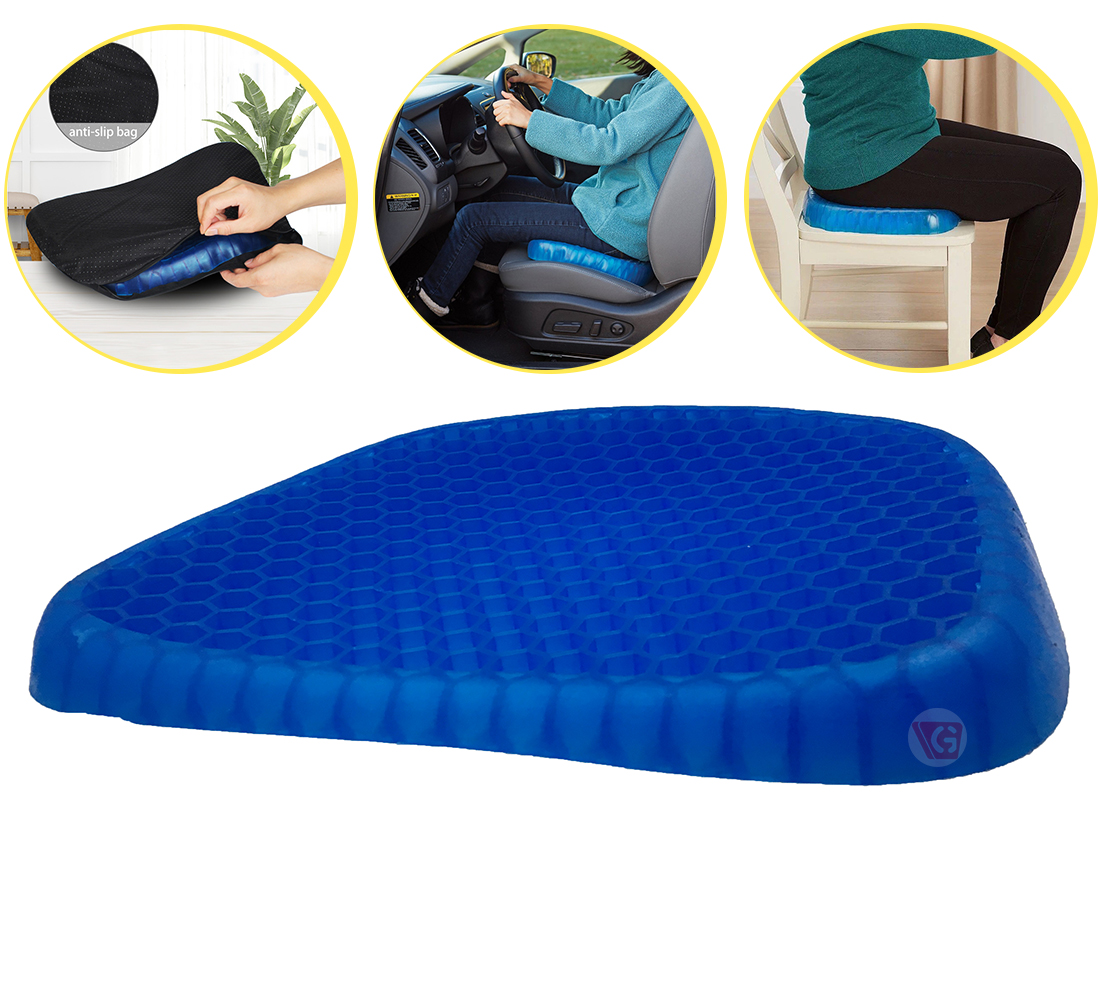 Cojín de Soporte de Gel Confortable con Funda