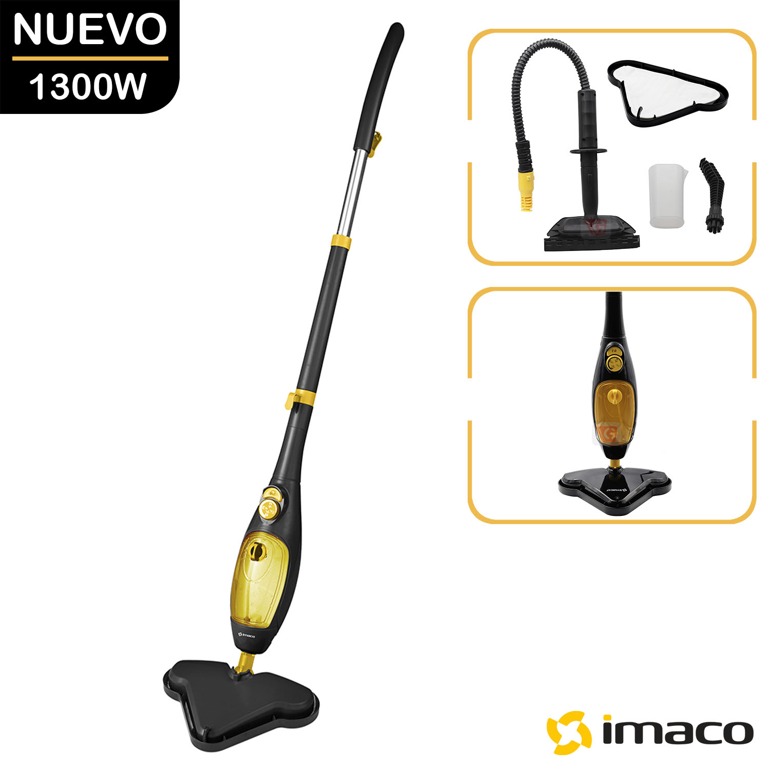 Escoba a vapor Imaco SCL1360