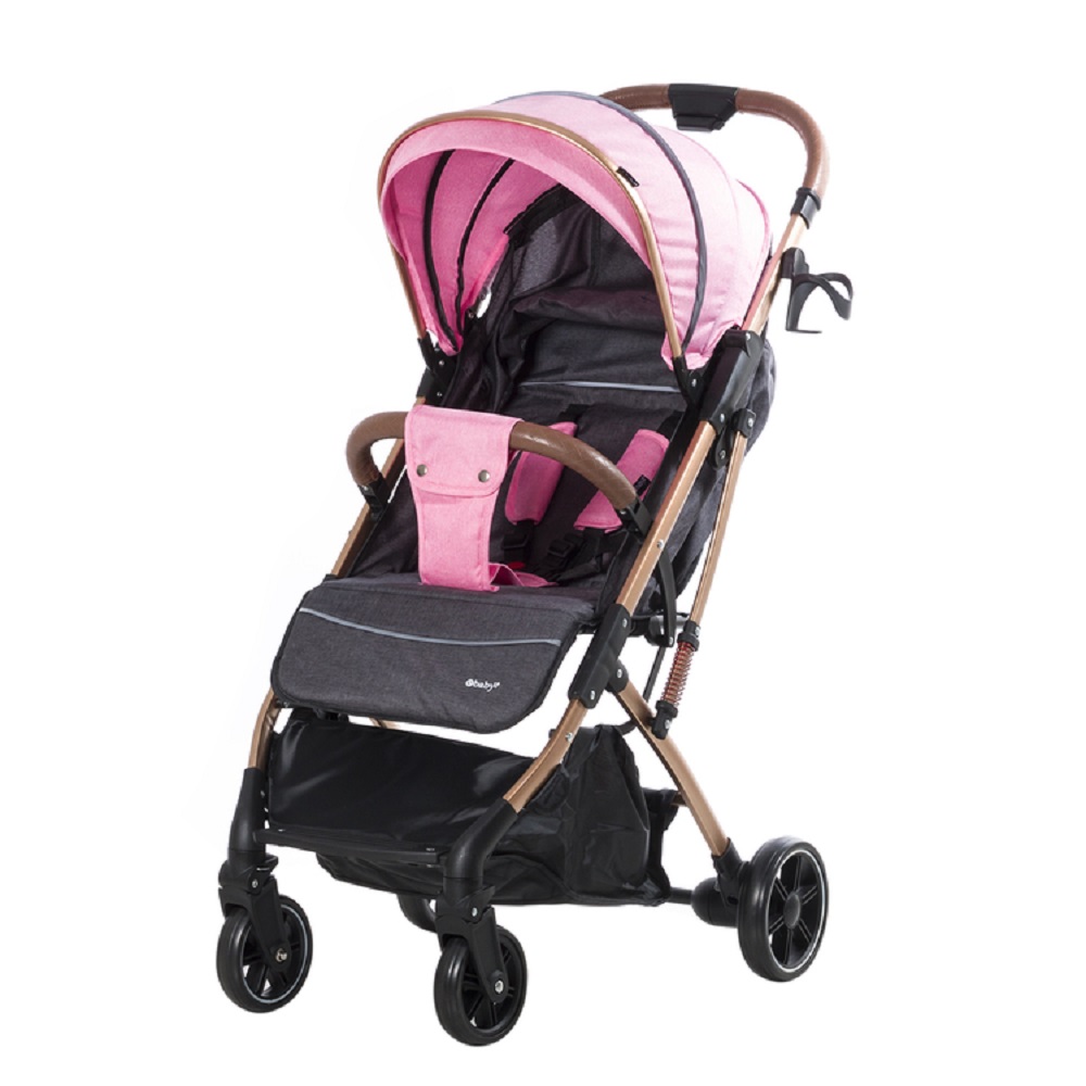 Coche De Paseo Maleta SUNNY GOLD Rosado