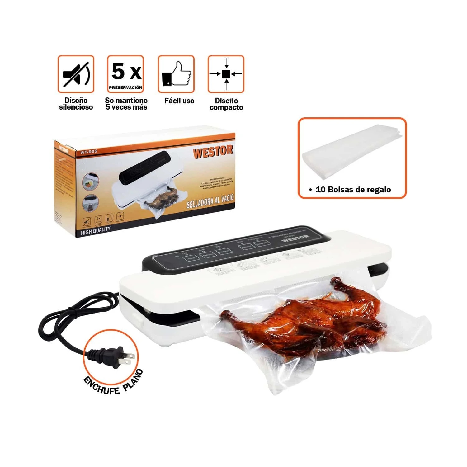 Selladora de bolsa al Vacío 37.5 cm Digital