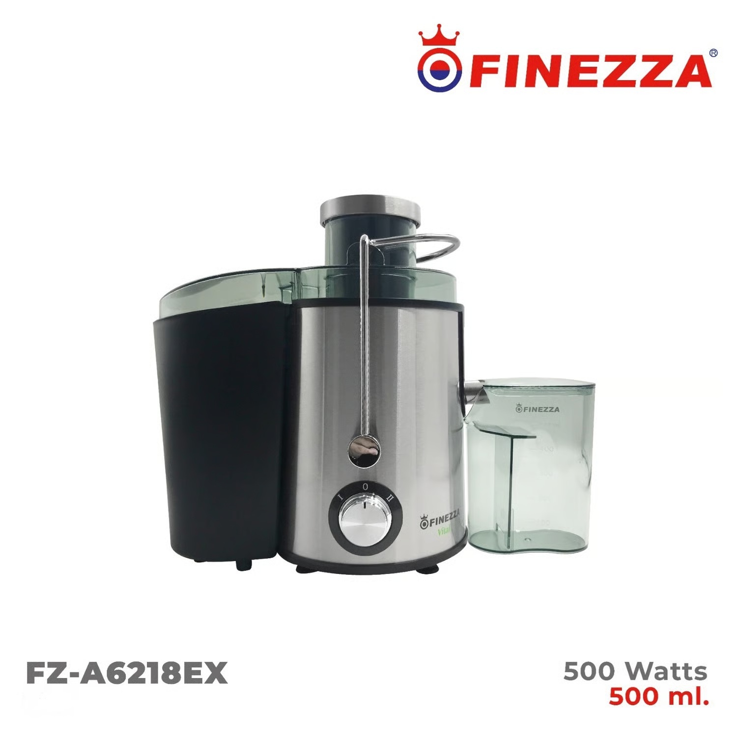 Extractor de Jugos Finezza FZ-A6218EX 500 W Acero