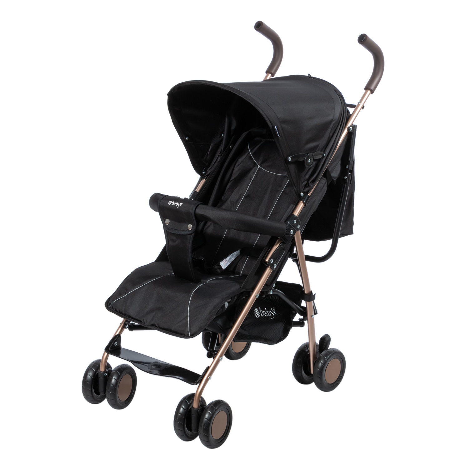 Coche Bastón Reclinable E baby Zazu EB217-1 Negro