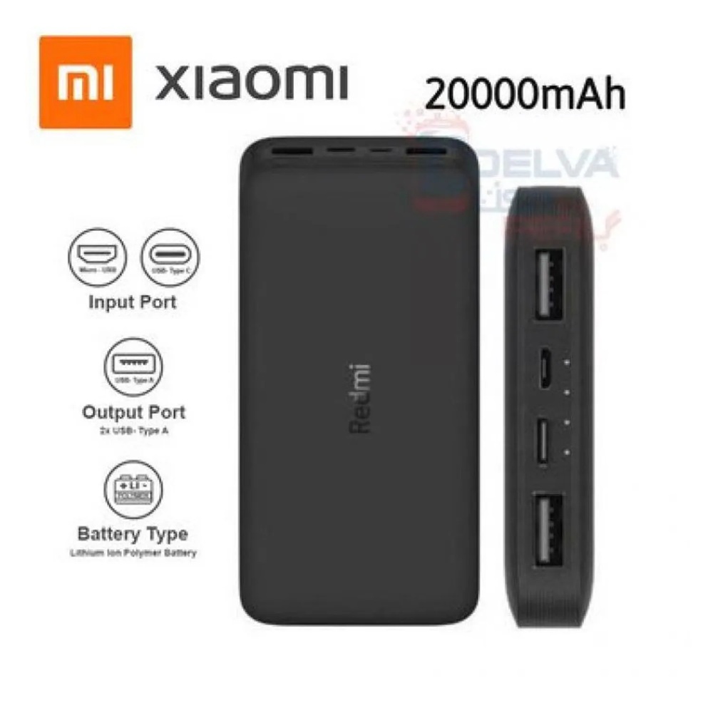 Power Bank Redmi 20000mAh, 18W Fast Charger