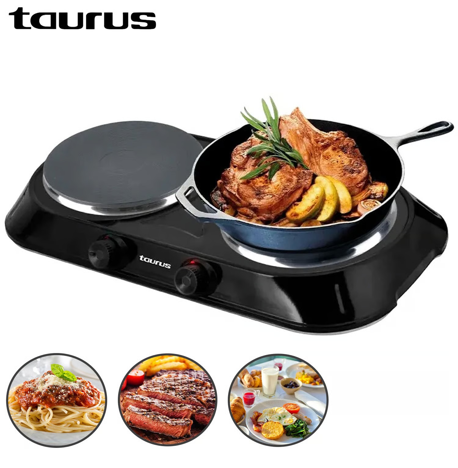 Cocineta Eléctrica Taurus Mod Fenix Duo