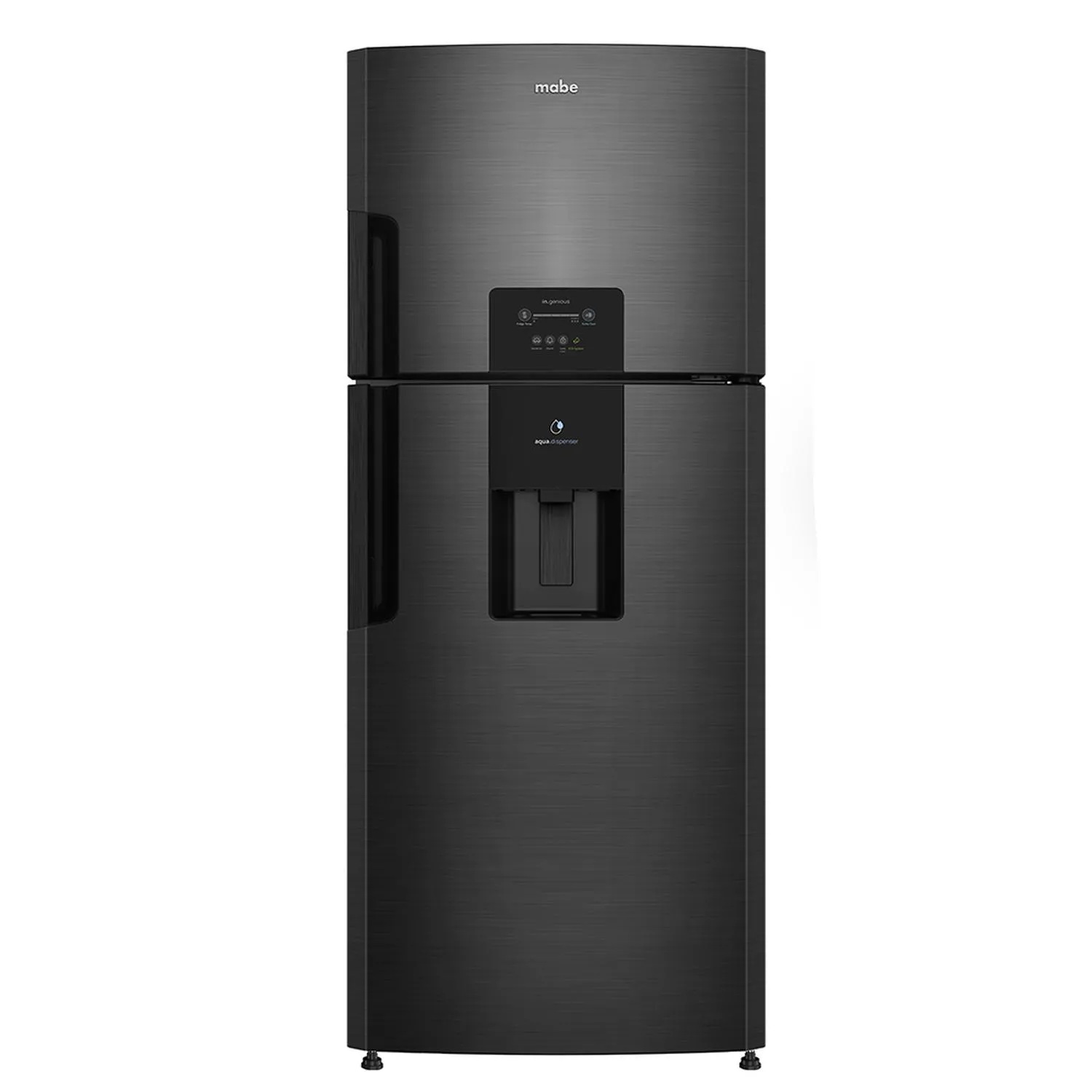 Refrigeradora No Frost 382L Netos Black Steel Mabe RMP415ZPC