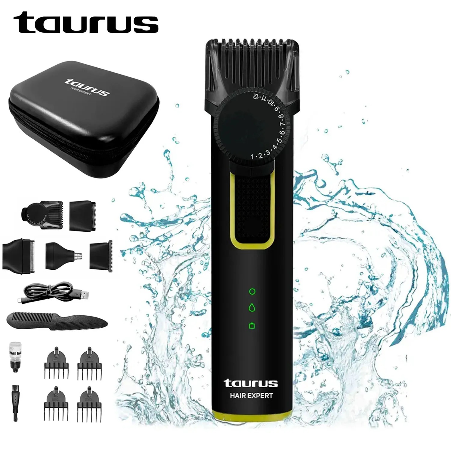 Cortadora de Cabello 9 en 1 Taurus  Mod. Hair Expert