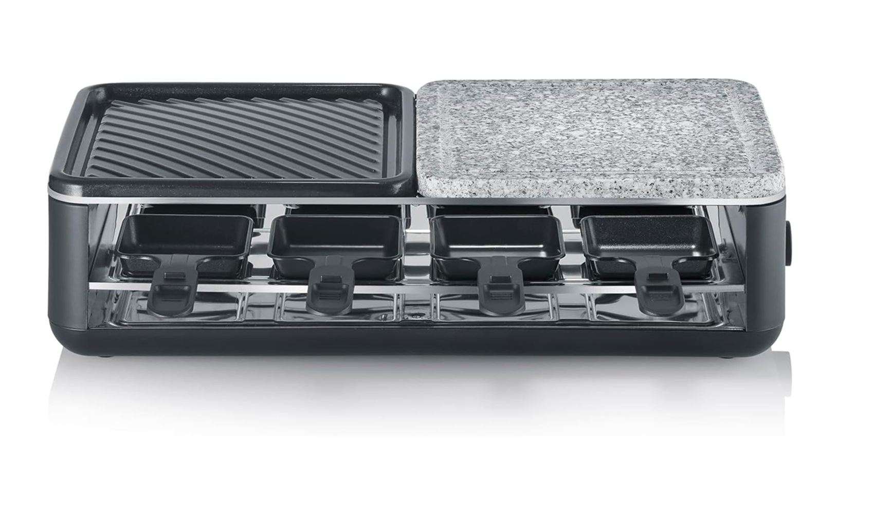 Parrilla Raclette SEVERIN RG 2366 con Piedra Natural y Placa Cerámica