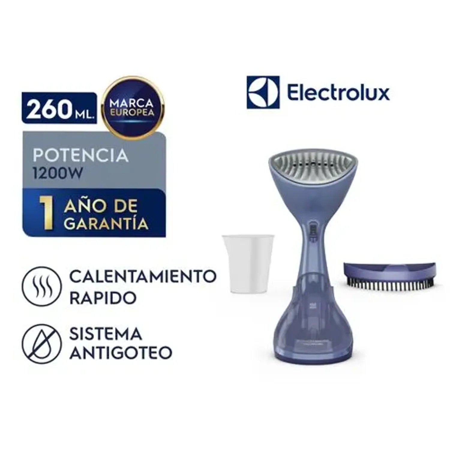 	 Vaporizador de Ropa Portátil Electrolux Efficient EPS10